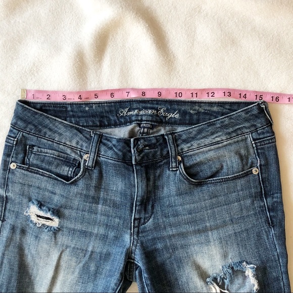 American Eagle Women’s Distressed Skinny Jeans 6 - Picture 13 of 16